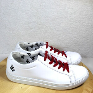 Lacoste Disney Sneaker Minnie Mouse Tennis Women 9.5 White Leather Designer Shoe